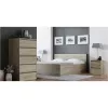 Topeshop K2 SONOMA nightstand/bedside table 2 drawer(s) Oak