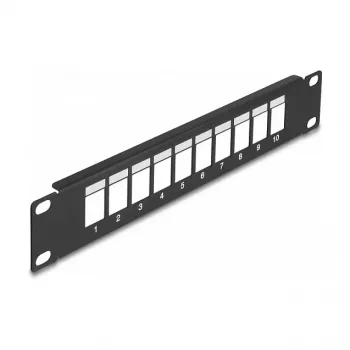 Blank panel DeLOCK 10 inch Keystone Patch Panel 66676
