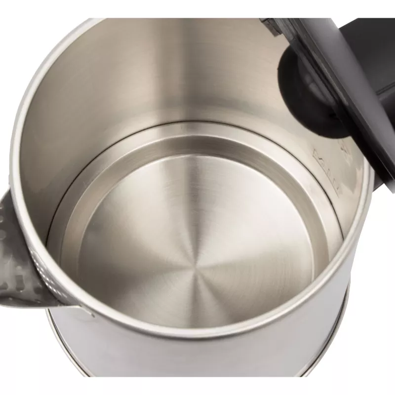 Electric kettle Clatronic 1.5 L 2200 W Black Stainless steel