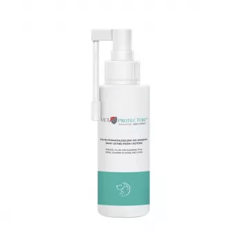 Oral care solution JM Sante Vet Protector Fresh 100 ml for dogs and cats, dental tartar prevention