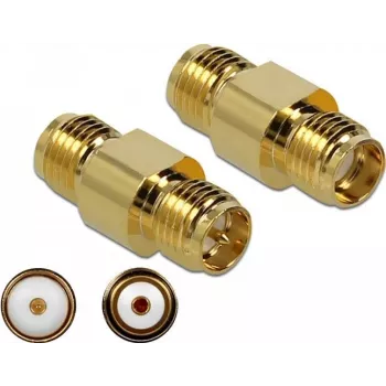 Wire Connector DeLOCK 89975 SMA RP-SMA Gold