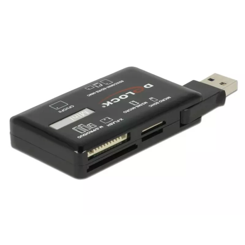 DeLOCK SuperSpeed USB Card Reader CF SD Micro SD MS M2 xD 5 Gbps