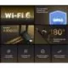 Wi‑Fi USB Adapter MERCUSYS MA72XH AX1800 with High‑Gain Antennas, USB-A Plug‑and‑Play