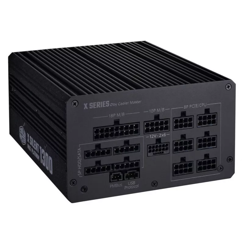 Power Supply Cooler Master X Silent MAX Platinum 1300W – ATX PSU, 1300W output, Platinum efficiency