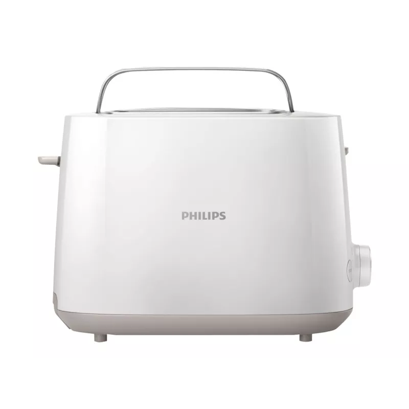 Toaster Philips Daily Collection HD2581/00 — 2-slice, 830 W, 8 browning levels, white