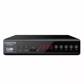Digital TV Receiver MANTA DVBT025PRO DVB-T2 Full HD support USB recording
