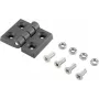 Basetech Plastic-hinge 60x45x8mm 60 mm 1 pc(s) (BT-1697227)