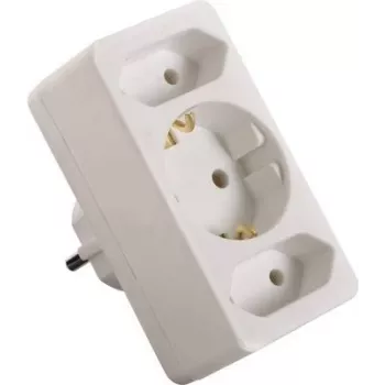 Power strip AS Schwabe 49111 — 4 outlets, white