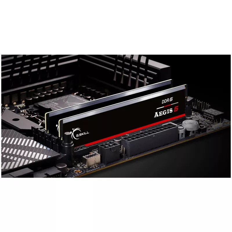DIMM 64 GB DDR5-5200 (2x 32 GB) Dual-Kit, Arbeitsspeicher schwarz, F5-5200J4040A32GX2-IS, Aegis 5, INTEL XMP, AMD EXPO