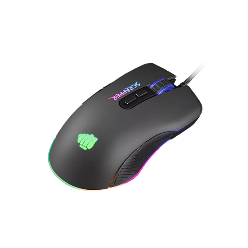 FURY Scrapper mouse Gaming Ambidextrous USB Type-A Optical 6400 DPI