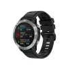 Silicone strap FIXED for Garmin QuickFit 26mm Black — replacement watch band 26 mm