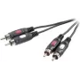 SpeaKa Professional RCA Audio Connection Cable [2x RCA-Plug - 2x RCA-Plug] 2.50 m Black (SP-7869768)