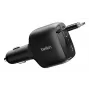 Belkin 75W 2-Port w Retractable USB-C Cbl Car - Cable (CCC001HQBK)