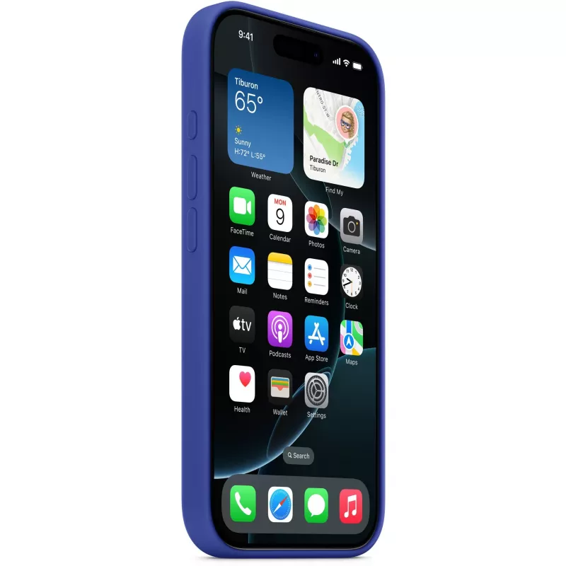 Silicone Case Apple iPhone 16 Pro MagSafe Ultramarine Cover