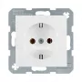 Socket outlet Type F berker 47431909 — 16 A, 250 V, white plastic
