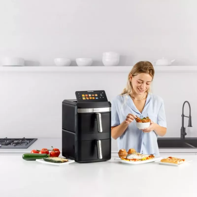 Taurus Air Duo Slim oil-free fryer with two baskets