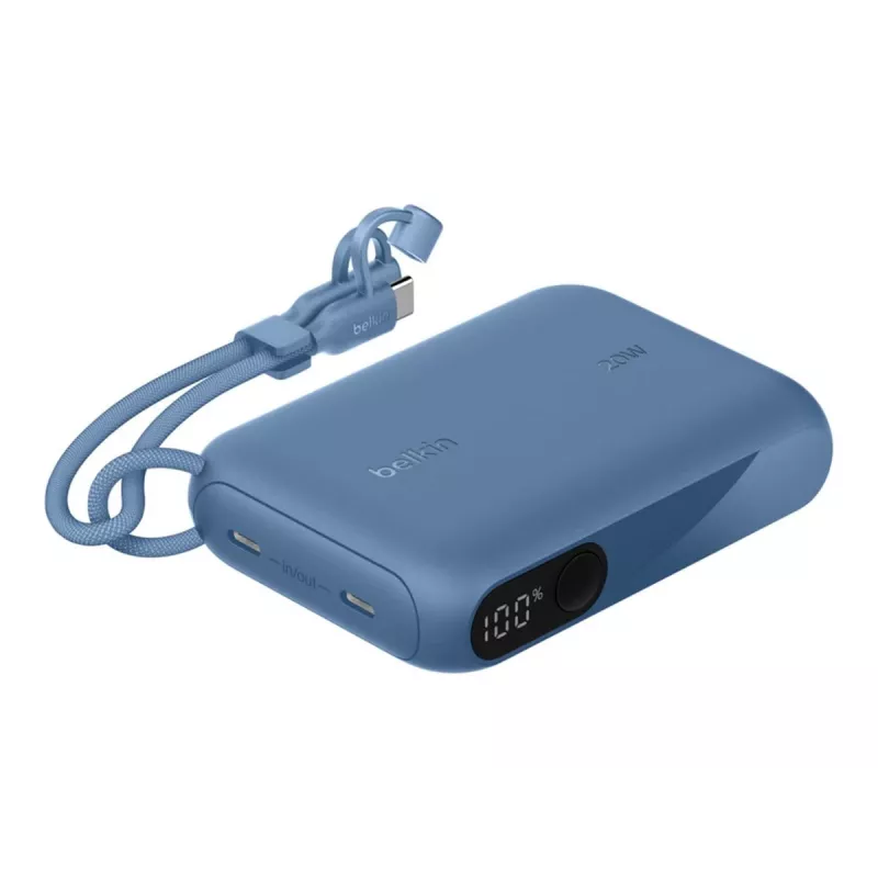 Power bank Belkin BPB027HQBL 10000 mAh — Blue, 2× USB Type‑C ports