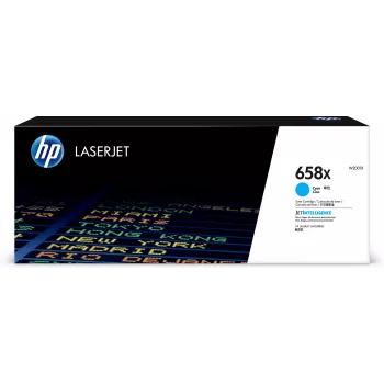 HP 658X High Yield Cyan Original LaserJet Toner Cartridge, 28000 pages, Cyan, 1 pc(s)