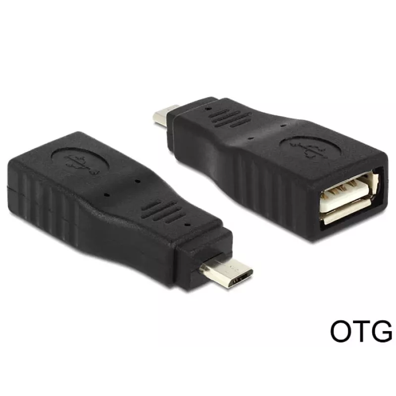 Cable gender changer Micro USB2.0-B USB2.0-A DeLOCK 65549