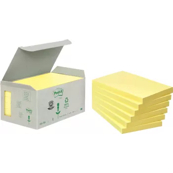 3M 6551B note paper Rectangle Yellow 100 sheets Self-adhesive