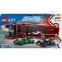 LEGO CITY 60445 F1 - Truck with RB20 & AMR24 F1 Cars