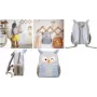 Eberhard Faber Mini Kids Owl Kindergarten Backpack - Purple/Beige