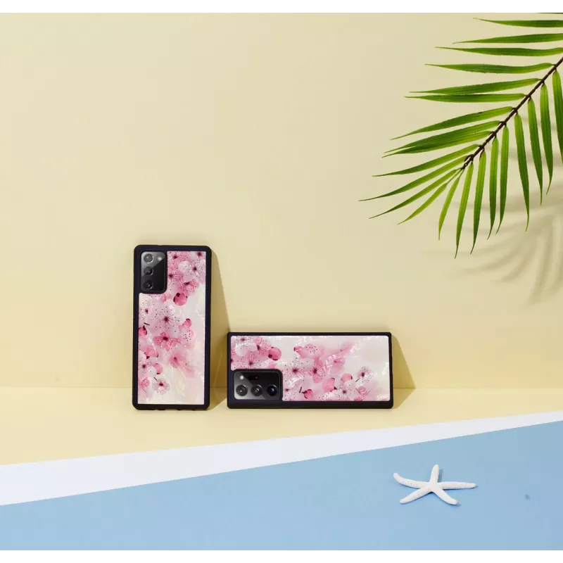 Phone case iKins for Samsung Galaxy Note 20 Ultra — cherry blossom design