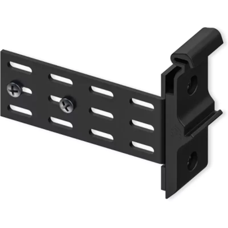 Teltonika PR5MEC23 DIN Rail Mounting Kit – Black ABS & Steel Adapter