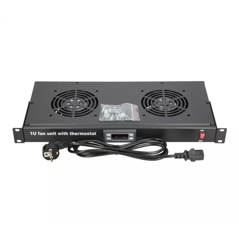 Fan panel Extralink EX.19089 19 inch 2 fans with thermostat