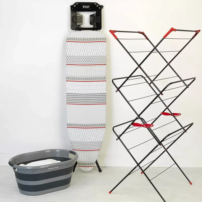 Laundry basket Russell Hobbs LA053879GRYFEU7 27L collapsible