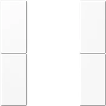 Wall switch cover plate JUNG LS 502 TSA WW, white, compatible with LS 5072/5092/5178 series