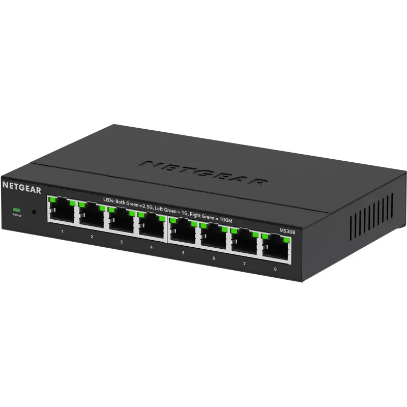NETGEAR MS308 Unmanaged 2.5G Ethernet (100/1000/2500) Black