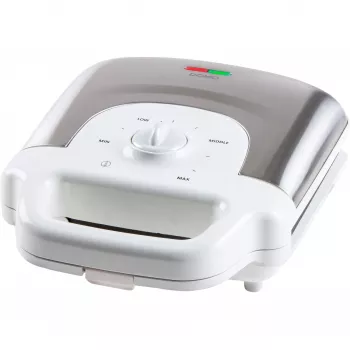 Waffle Iron Domo DO9222W 2 Waffles 900 W Black White