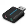 Vention USB External Sound Card Black Metal Type