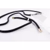 Phone necklace case Lookabe for iPhone 7/8 Plus — gold chain, black pouch