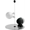 Seasoning shaker Alessi ASG02 BW Black Stainless steel White