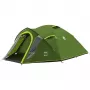 Coleman Dome Tent Darwin 4 Plus Blackout — 4-person tunnel tent with porch, Dark Green/Light Green