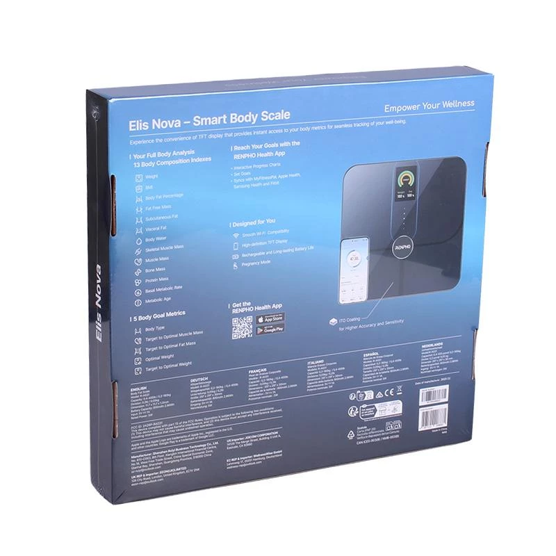 Renpho Scale Smart Body Analysis Elis Nova black PEU-R-A031 PEURA031 (PEU-R-A031)