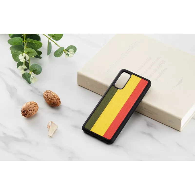 Phone case man and wood Galaxy S20 reggae black