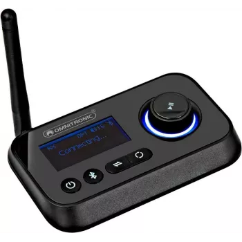 Bluetooth transceiver Omnitronic BDT-5.2PRO Aptx HD — wireless transmitter and receiver for audio