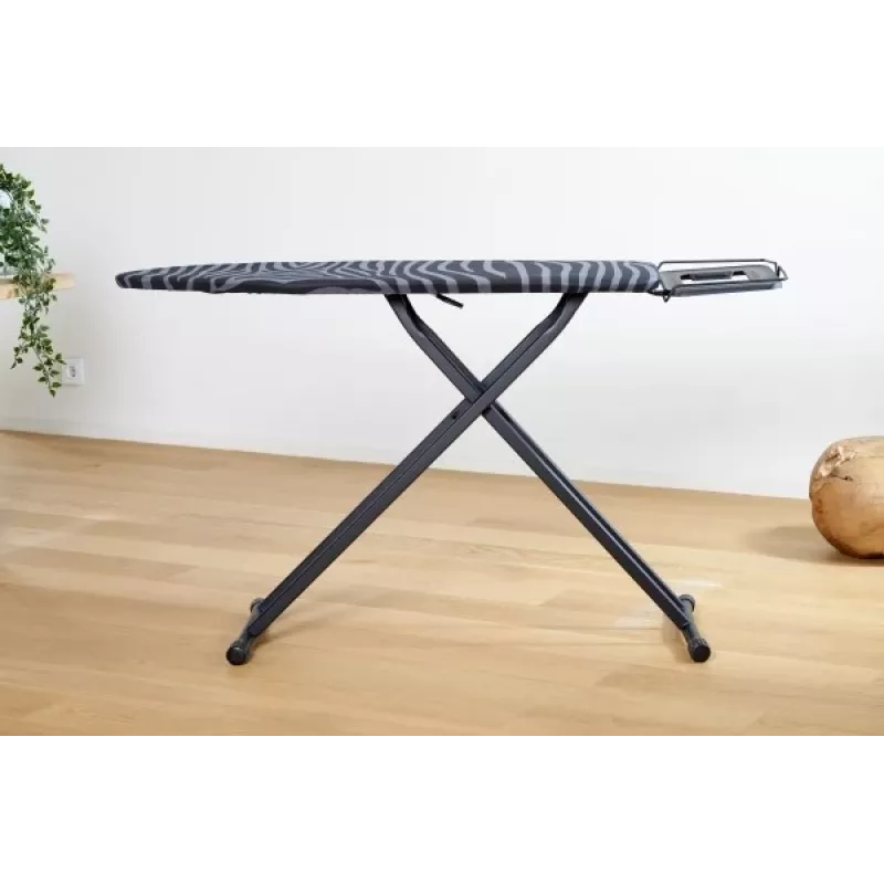 Full-size ironing board Taurus 994178000 — 410 x 1250 mm, adjustable height up to 930 mm, cotton cover, black