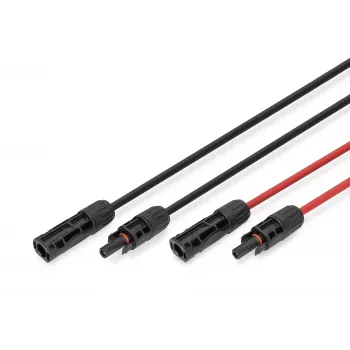 Cable Digitus DK-SCEC66-0050 6 mm² MC4 5 m Black Red