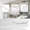Electric knife CLATRONIC EM 3062, handheld food slicer, white, stainless steel blades, 160 W