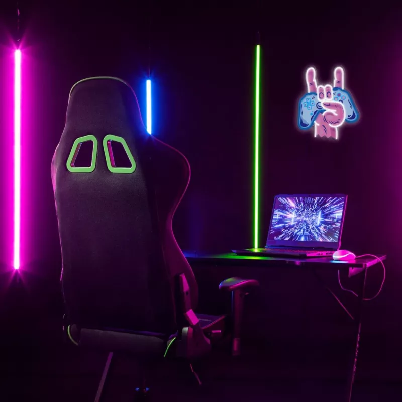 Neon Lights MANTA SNL109MT Hand with Gamepad neon sign, decorative LED lighting for gaming setup