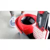 Mopping system bucket VILEDA 140827 – black fiber, wet cleaning, telescopic handle 130 cm, 35 cm grip, for laminate/tiles/wood