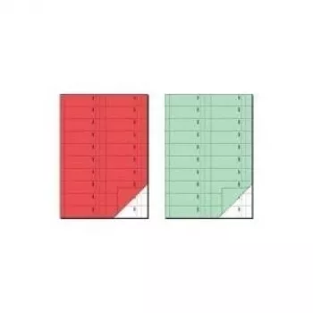 Form book Sigel BO111 A4 1000 copies (2 x 50 sheets sets) Light Green