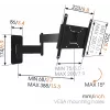 Vogels MA2040-A1 TURN Wall Mount 19-40