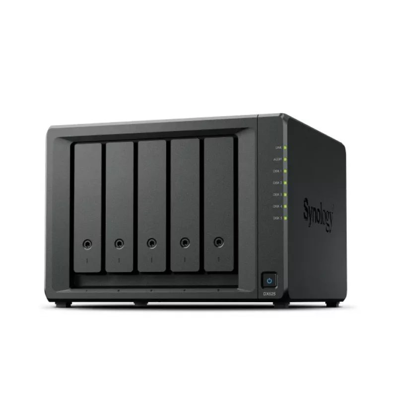 Disk Array Synology DX525 Desktop Expansion Unit 5-bay for 3.5 inch HDD/SSD, SATA, Hot-swap, Black