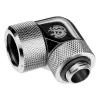 Tubing for computer cooling system BitsPower BP-E90RMLA16, brass, 16 mm diameter, silver