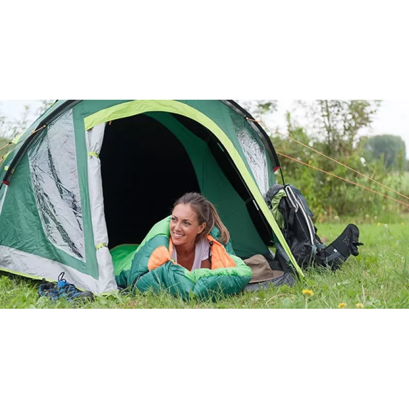 Dome/Igloo tent COLEMAN Kobuk Valley 4 Plus — 4-person, hard frame, green